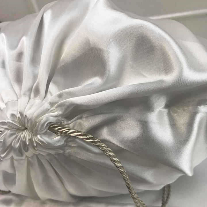 Women Bags Collection - S/M/L/XL/XXL Materiale di seta nera Borsa