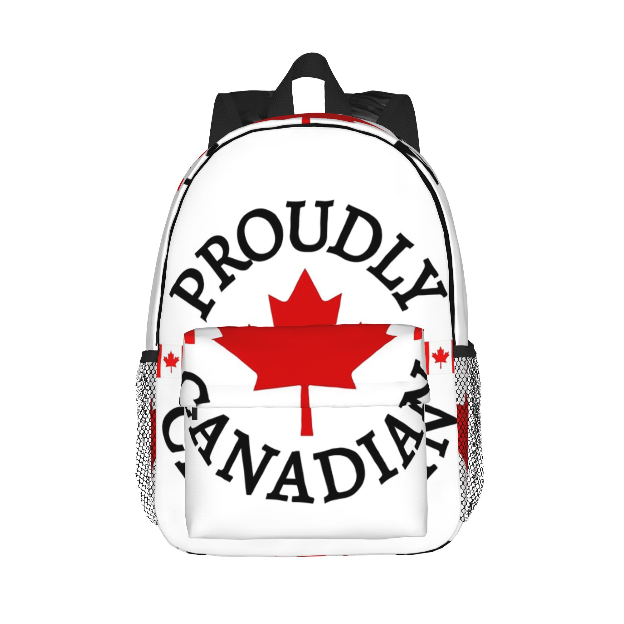 Women Bags Canada - Zaino con bandiera e foglia d'acero