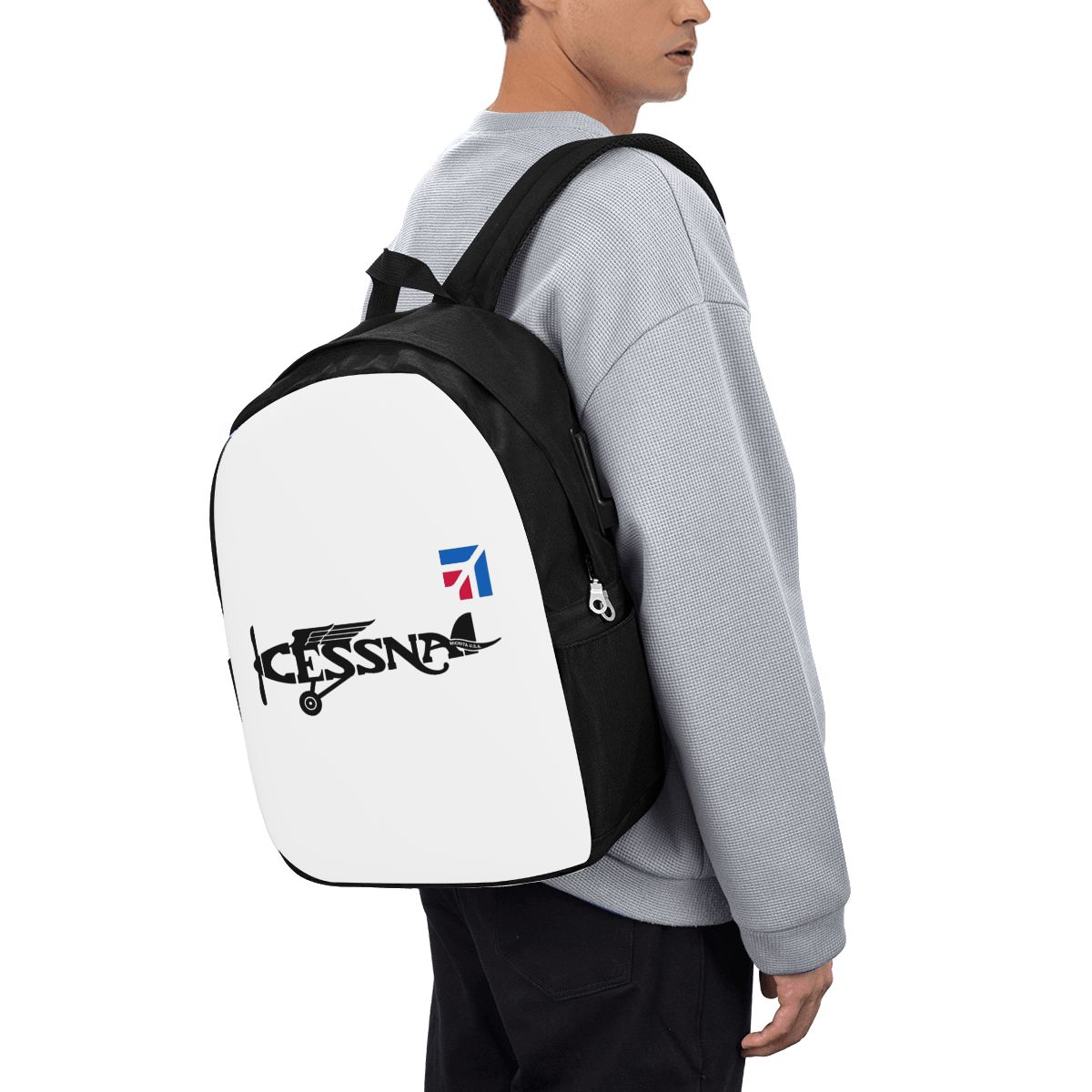 Women Bags For Women - Zaino con logo Cessna, borsa da