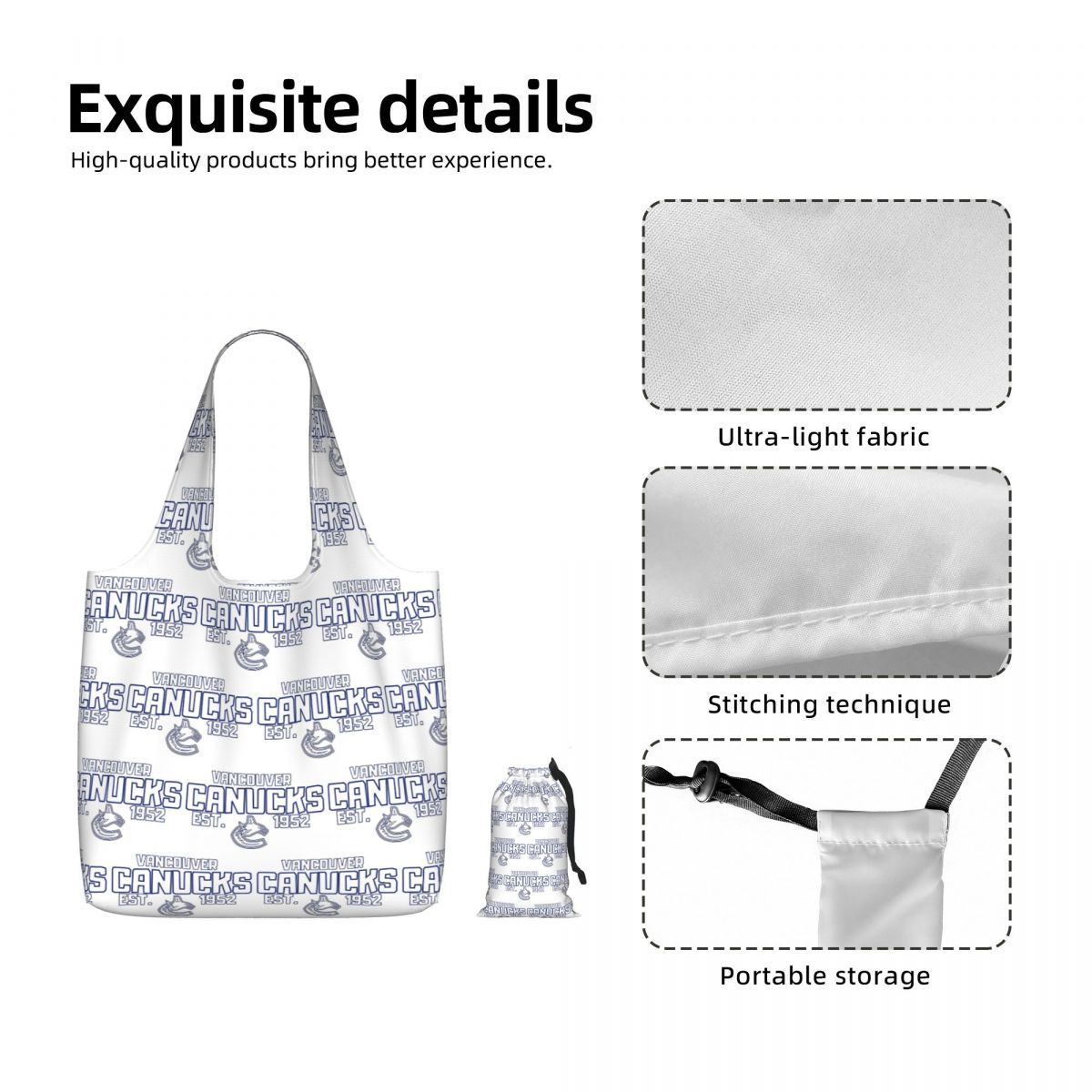 Borsa Shopper Vancouver Canuck - Women Bags Canada recensione e prezzo