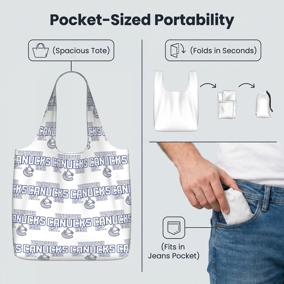 Borsa Shopper Vancouver Canuck - Women Bags Canada recensione e prezzo