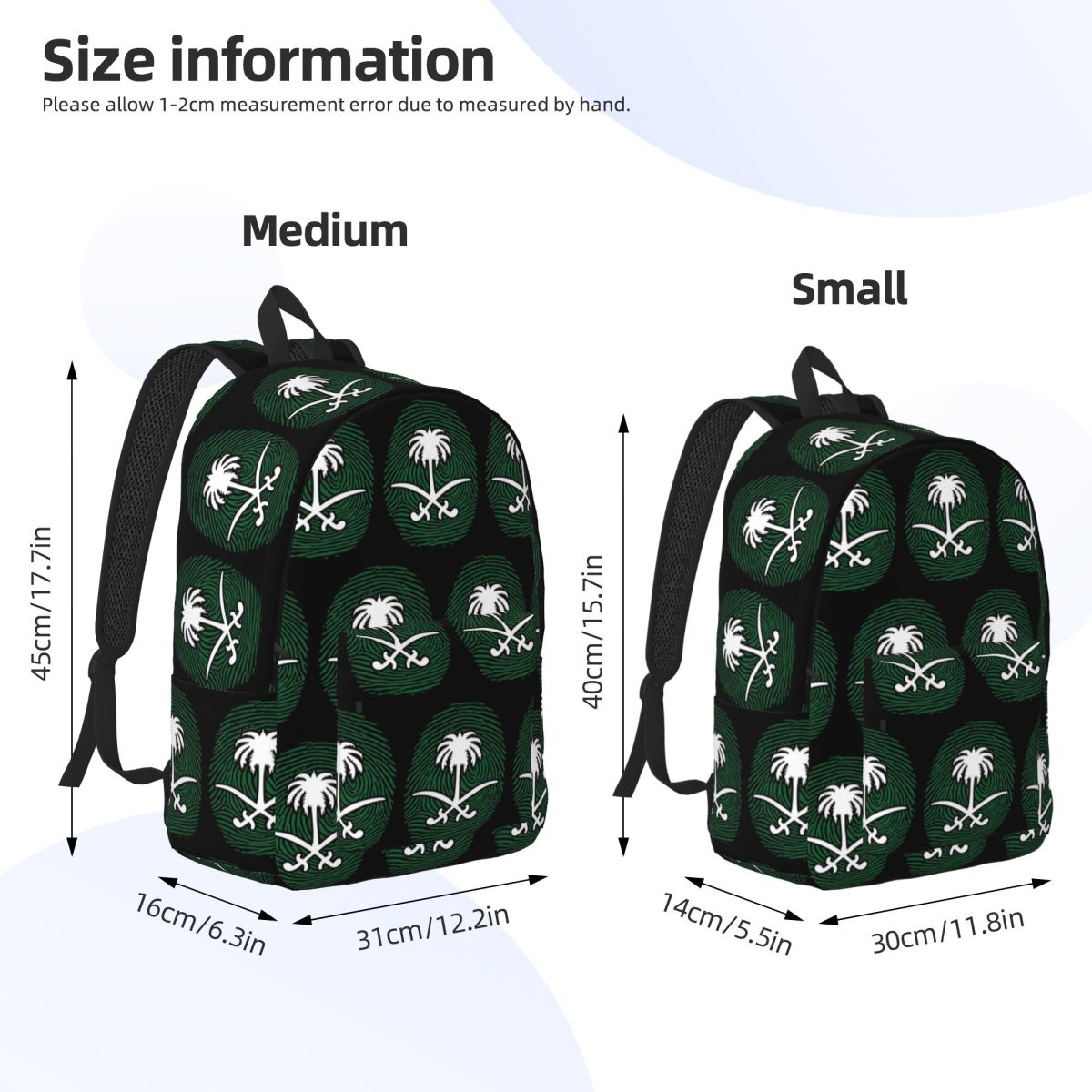 Zaino con bandiera KSA del Reg - Women Bags Ksa recensione e prezzo