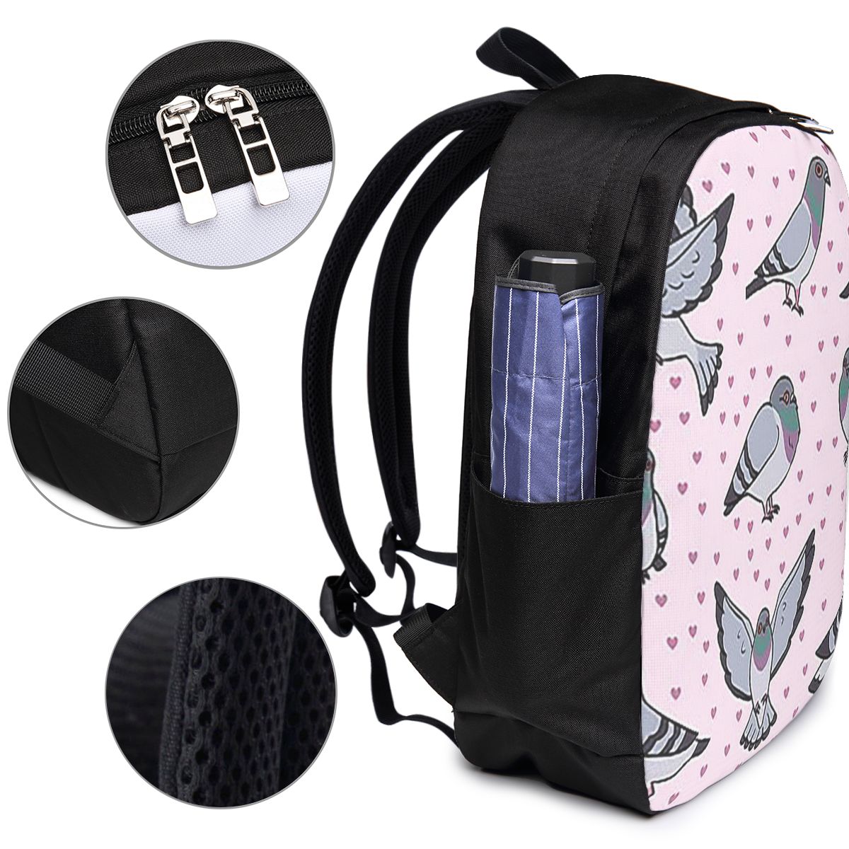 Zaino con simpatici piccioni d - Women Bags Pack recensione e prezzo