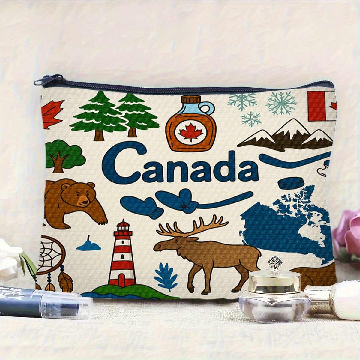 Una borsa per cosmetici a tema - Women Bags Canada recensione e prezzo