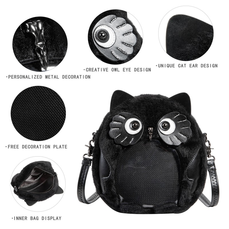 Borsa a tracolla Y2K Goth Blac - Women Bags Collection recensione e prezzo