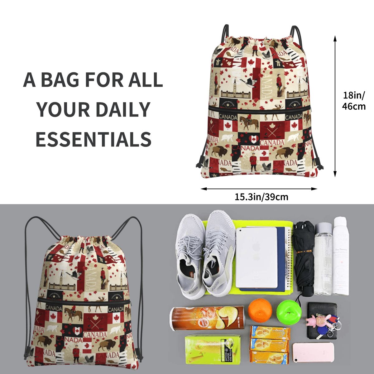 Zaini con bandiera del Canada, - Women Bags Canada recensione e prezzo