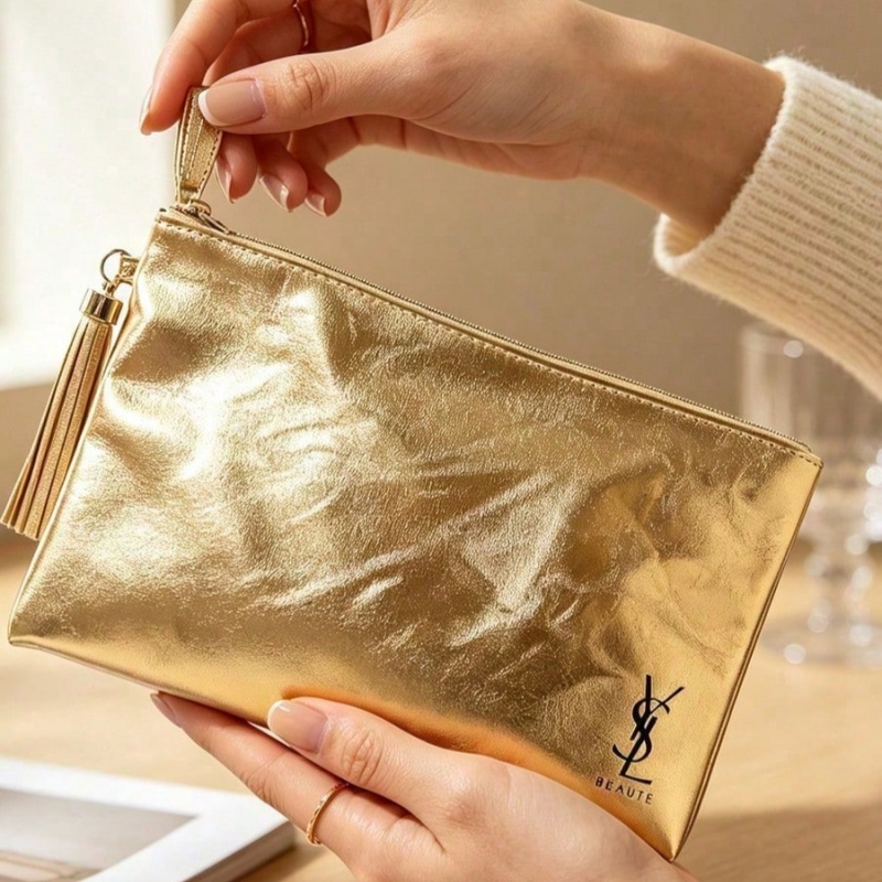 Borsa Cosmetica Dorata YSL, Po - Women Bags Waterproof recensione e prezzo